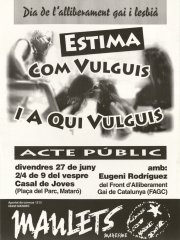 Estima com vulguis i a qui vulguis (27/6/1997)