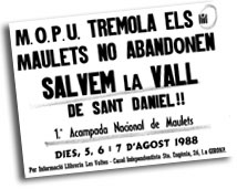 Primer cartell de Maulets